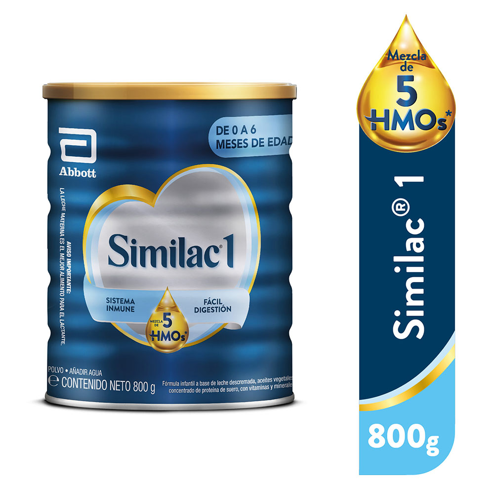 Similac 1 con mezcla de 5HMOs x 800 gr xx